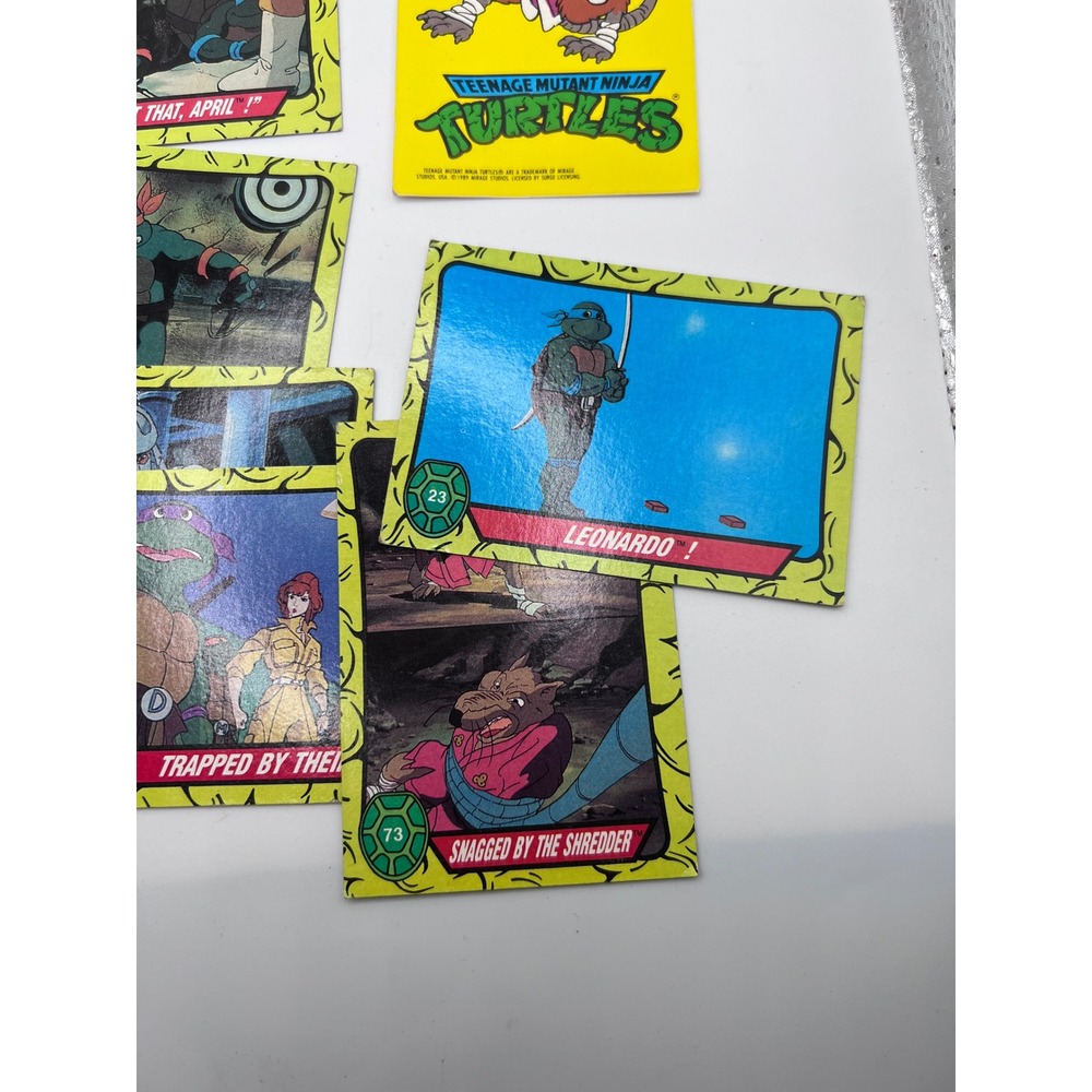1989 Topps Teenage Mutant Ninja Turtles Trading Cards Lot of 11 Splinter Sticker - Picture 4 of 9